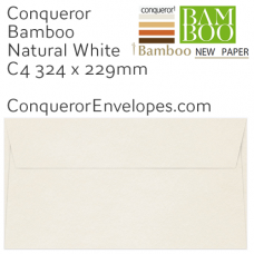 Bamboo Natural White C4-324x229mm Envelopes