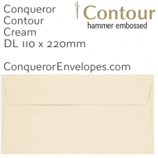 Contour Cream DL-110x220mm Envelopes