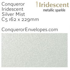 Iridescent Silver Mist C5-162x229mm Envelopes