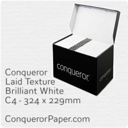 Envelopes Laid Brilliant White C4-324x229mm