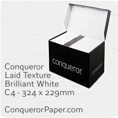 Envelopes Laid Brilliant White C4-324x229mm