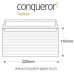 SAMPLE - Envelopes Laid Brilliant White DL-110x220mm
