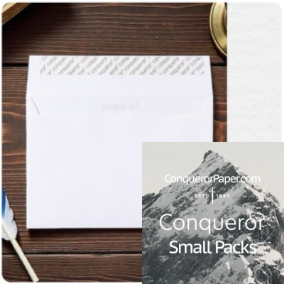 SMALL PACK - Envelopes Laid Brilliant White C5-162x229mm
