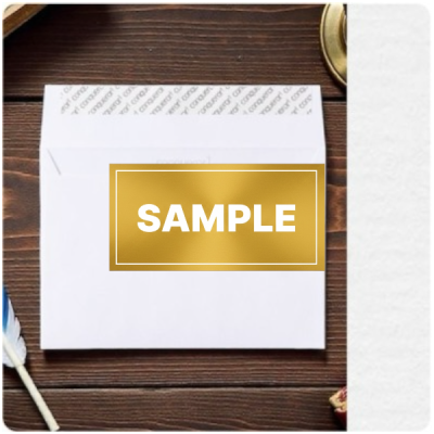 SAMPLE - Envelopes Laid Brilliant White C5-162x229mm