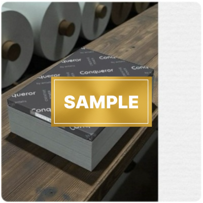 SAMPLE - Laid Brilliant White A4-210x297mm 250gsm