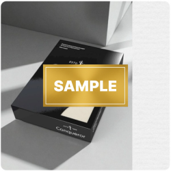 SAMPLE - Laid Brilliant White A4-210x297mm 100gsm