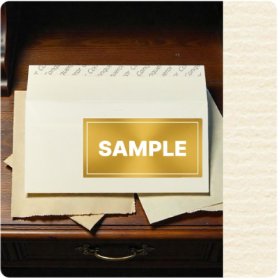 SAMPLE - Envelopes Laid Cream DL-110x220mm