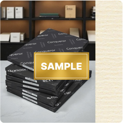 SAMPLE - Laid Cream A4-210x297mm 120gsm