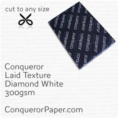 Laid Diamond White SRA2 -450x610mm 300gsm - 100 Sheets Laid Diamond White SRA2 -450x610mm 300gsm - 100 Sheets