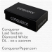SMALL PACK - Envelopes Laid Diamond White DL-110x220mm