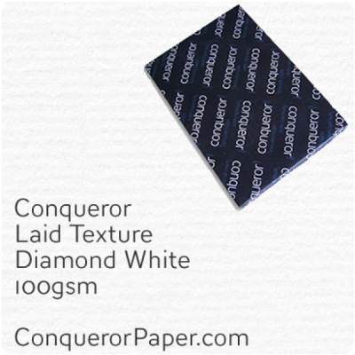 Laid Diamond White SRA2 -450x610mm 100gsm - 500 Sheets Laid Diamond White SRA2 -450x610mm 100gsm - 500 Sheets