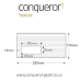 WINDOW Envelopes Laid Diamond White DL-110x220mm