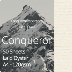 SMALL PACK - Laid Oyster A4-210x297mm 120gsm - 50 Sheets SMALL PACK - Laid Oyster A4-210x297mm 120gsm - 50 Sheets