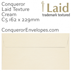 Laid Cream C5-162x229mm Envelopes
