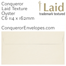 Laid Oyster C6-114x162mm Envelopes