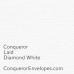 Laid Diamond White DL-110x220mm Envelopes