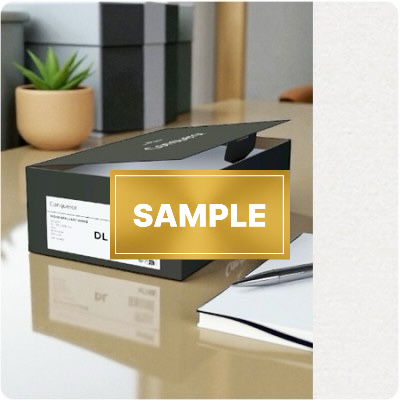 SAMPLE - Envelopes Wove Brilliant White DL-110x220mm