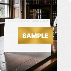 SAMPLE - Envelopes Wove Diamond White DL-110x220mm