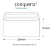 Envelopes Wove High White DL-110x220mm
