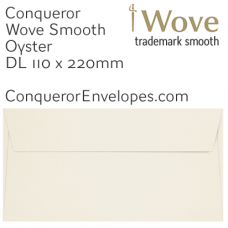 Wove Oyster DL-110x220mm Envelopes