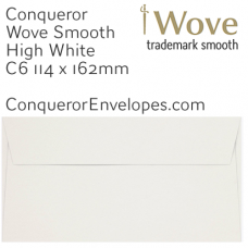 Wove High White C6-114x162mm Envelopes